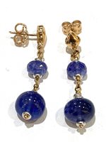 Ohrringe Silvia Kelly Dame Tanzanite in Rosègold Tanzanite 22.50 Ct OR540/36B-35478 - OR540/36B-35478
